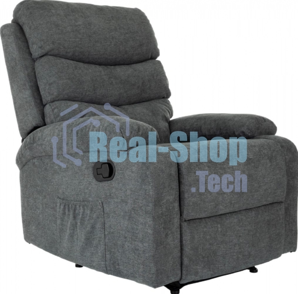 Кресло для дома Бюрократ Han серый, металл (_HAN/GREY)