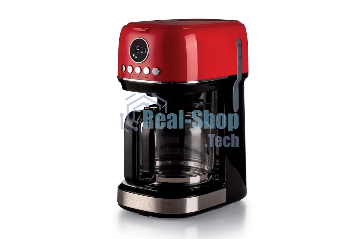 Кофеварка капельная Ariete 00M139600AR0 красный, молотый, 1,5 л. 900 Вт
