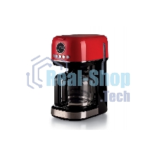 Кофеварка капельная Ariete 00M139600AR0 красный, молотый, 1,5 л. 900 Вт
