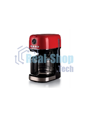 Кофеварка капельная Ariete 00M139600AR0 красный, молотый, 1,5 л. 900 Вт