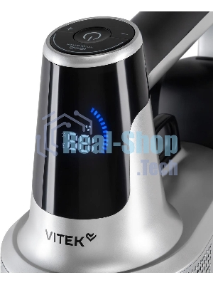 Пылесос вертикальный Vitek VT-CLS01LIGHT темно-серый/серебристый, питание от аккумулятора, 250 Вт, уборка сухая, пылесборник 0.55 л