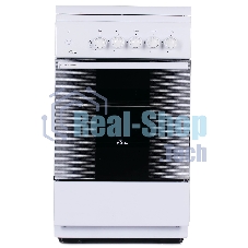 Газовая плита Flama FG 2411 W белый, конфорок 4 шт, духовка 50 л, 50 см x 85 см x 60 см