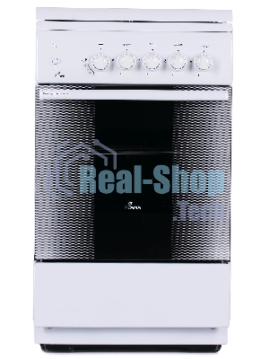Газовая плита Flama FG 2411 W белый, конфорок 4 шт, духовка 50 л, 50 см x 85 см x 60 см