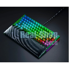 Клавиатура Razer BlackWidow V4 75% Orange Switch Phantom Green Edition проводная, USB Type-A, зелёный