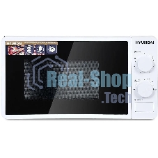 Микроволновая печь Hyundai HYM-M2003 белый, 20 л, 700 Вт, переключатели - поворотный механизм