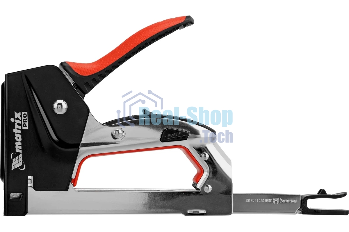 Степлер мебельный Matrix, стальной, быстрая загрузка, тип скобы 53, 4-14 мм, PRO