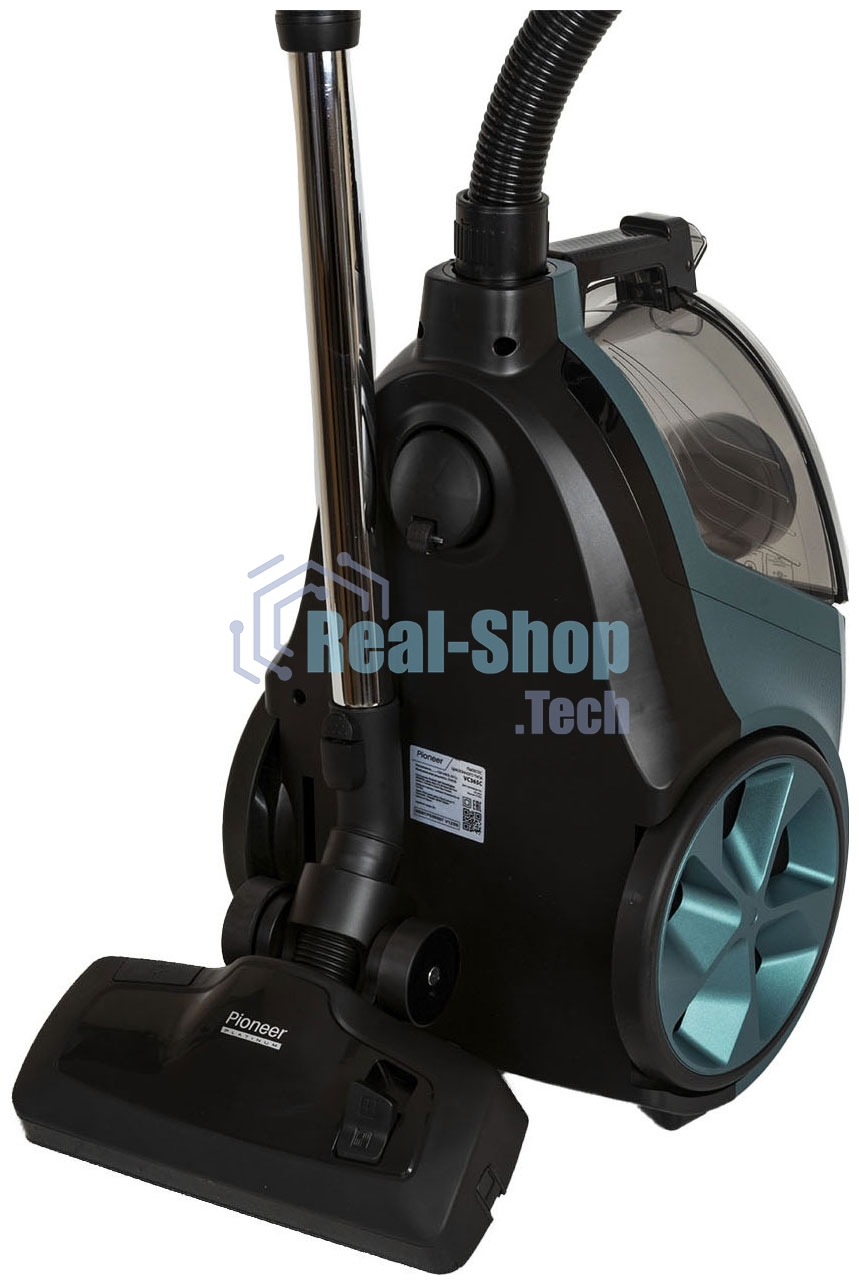 Пылесос Pioneer VC365C черный/зеленый, 360/2100 Вт, уборка сухая, пылесборник контейнер 3.1 л