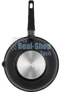 Сковорода ВОК Rondell Escurion RDA-870, 28 см, съемная ручка, с крышкой, черный