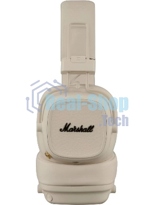 Беспроводные/проводные наушники Marshall Major V бежевый, накладные, Bluetooth + проводной, беспроводная зарядка