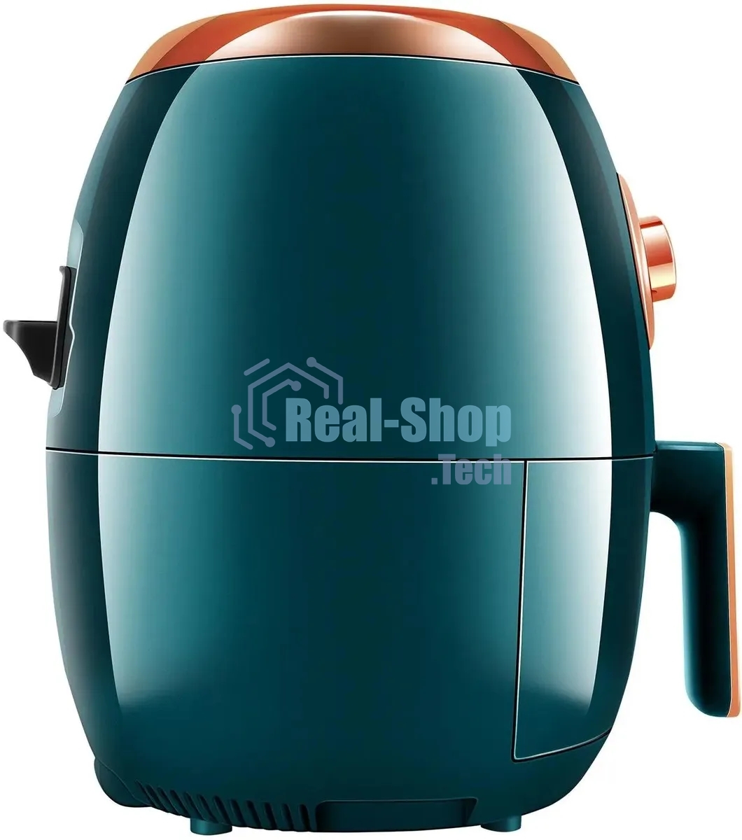 Аэрогриль Hyundai HYF-3553 1350Вт темно-зеленый/золотистый