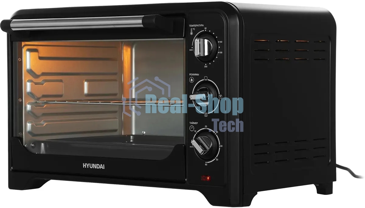 Мини-печь Hyundai MIO-HY092 35л. 1600Вт черный