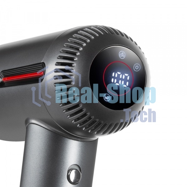 Фен Redmond HD1700 серый/коричневый, 1500 Вт, ионизация