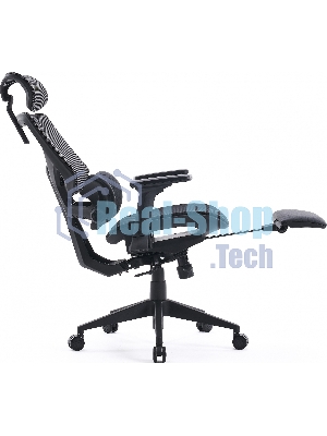 Кресло Cactus CS-CHR-MC01-GYBK серый, сетка, подголовник