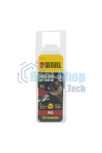 Коронка по металлу Denzel HSS, 32 мм, нитридтитановое покрытие