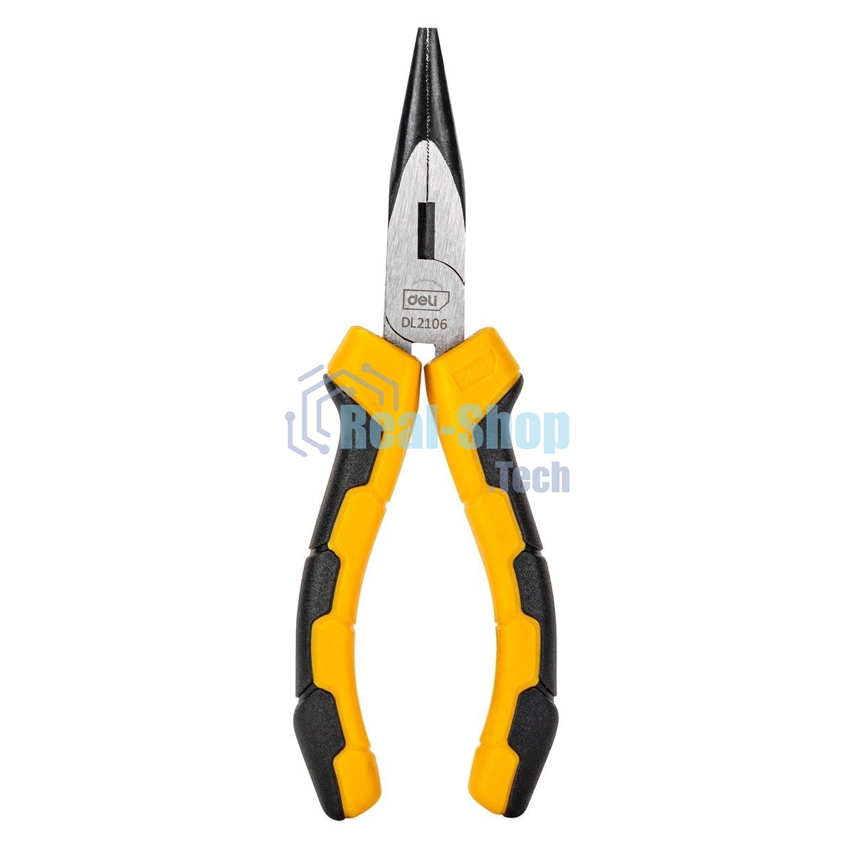 Набор плоскогубцев Deli DL2008-3 8-дюймовые комбинированные плоскогубцы, 6-дюймовые длинногубцы, 6-дюймовые диагональные плоскогубцы. Высокоуглеродистая сталь. Двухкомпонентная ручка.
