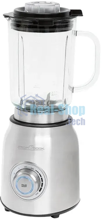 Блендер стационарный Profi Cook PC-UM 1207 inox серебристый, 1200 Вт, 4 скорости, турбо