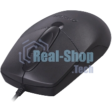 Мышь проводная A4Tech OP-720S черный, 1200 dpi, USB, кнопки - 3