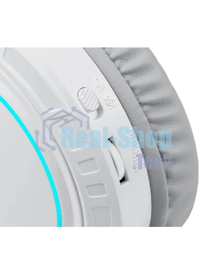 Гарнитура Redragon Mento белый, проводная, USB / 2 x mini jack 3.5 мм, подсветка