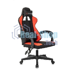 Кресло игровое Zombie Rudger черный/красный