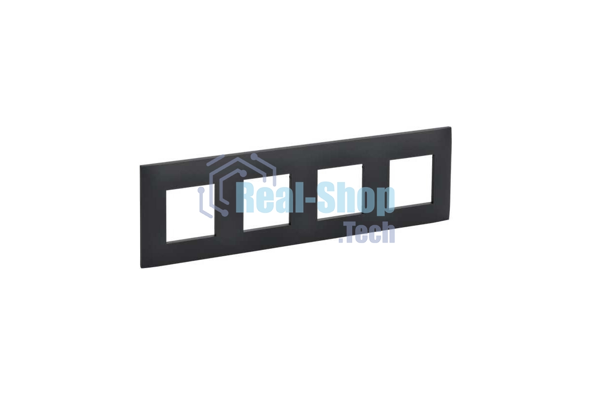 Рамка 4-м IEK SKANDY SK-F04G графит SK-M42-K53