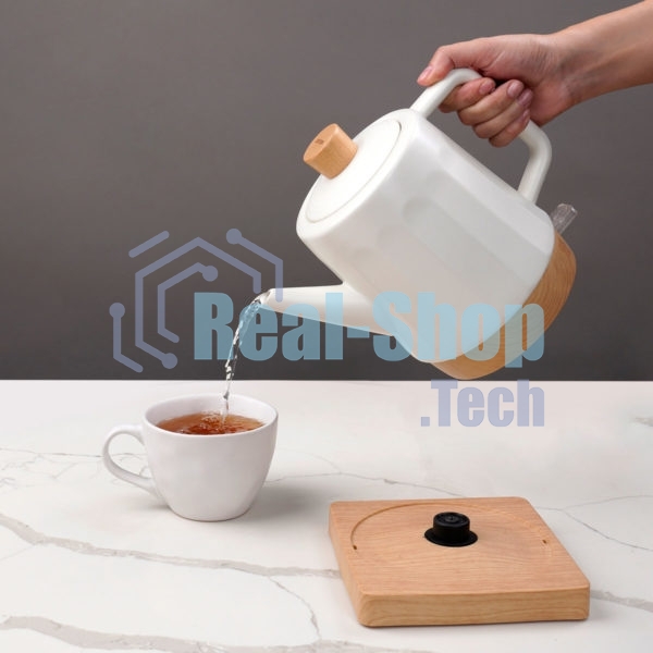 Чайник электрический Centek CT-0067 белый, 1.5 л, 1600 Вт