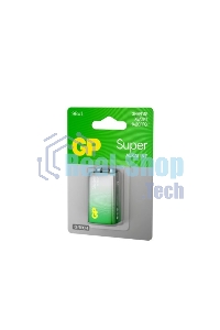 Алкалиновая батарейка GP Super Alkaline G-Tech 9V Крона - 1 шт. на блистере (1 шт.)