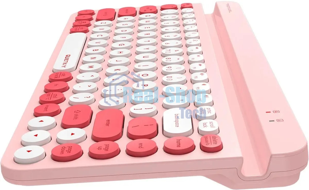 Клавиатура беспроводная A4Tech Fstyler FBK30 розовый USB BT/Radio slim Multimedia (FBK30 RASPBERRY)