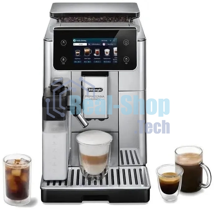 Кофемашина DeLonghi ECAM630.55.SSM 1450Вт черный/серебристый