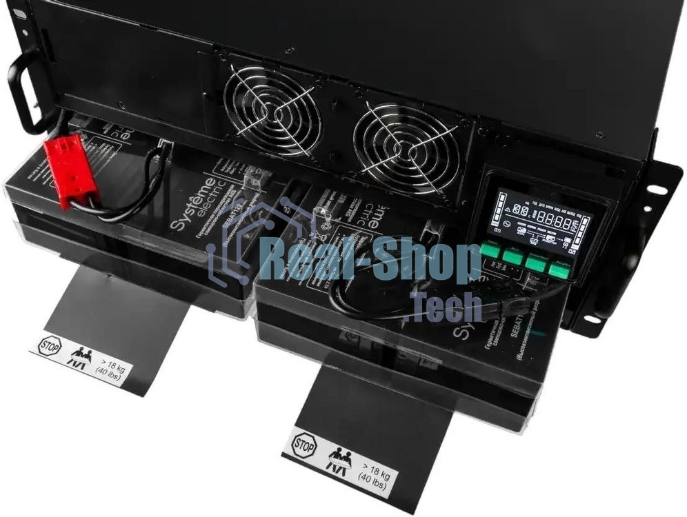 Источник бесперебойного питания Systeme Electric Smart-Save Online SRTSE 2 SRTSE6KRTXLIG2 / 6000 ВА / 6000 Вт / 5 x IEC 320 C13, 3 x IEC 320 С19