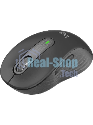 Мышь беспроводная Logitech Signature M650 графитовый, 4000 dpi, радиоканал, Bluetooth, USB, кнопки - 5