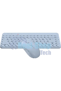 Комплект клавиатура + мышь A4Tech Fstyler FG3200 Air2 клав:синий мышь:синий USB беспроводная slim Multimedia
