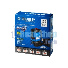 Нивелир лазерный Зубр КРЕСТ-15 (34902-2_z01) суперкомпакт, 15м, точн. +/-0,3 мм/м, держатель