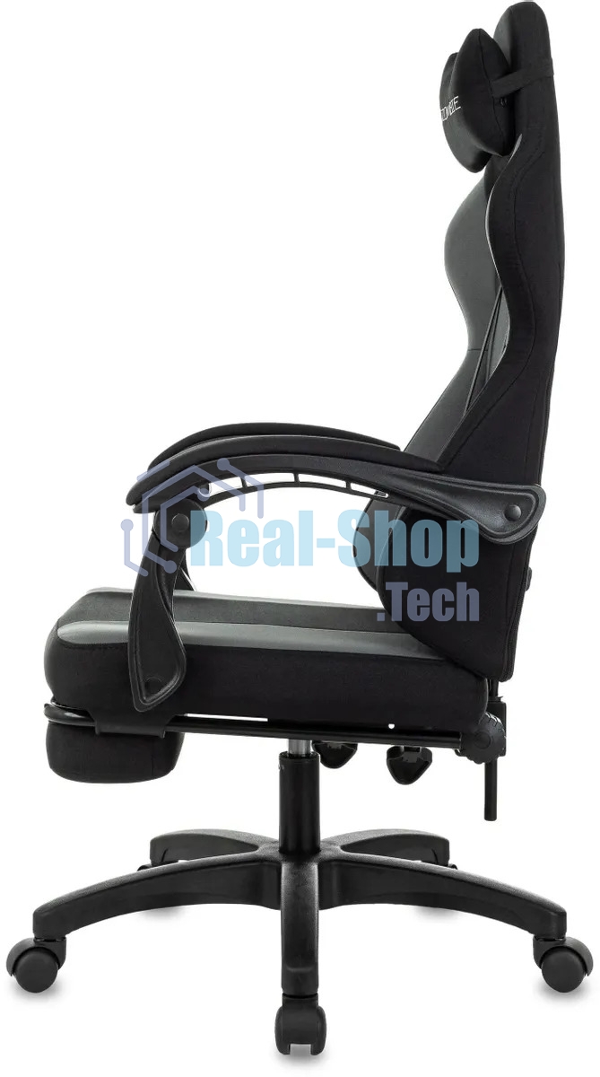 Кресло игровое Zombie Weaver черный/серый