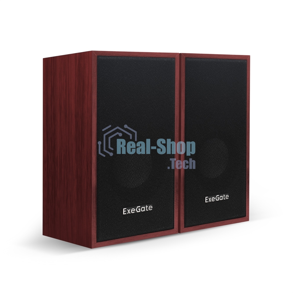 Акустическая система 2.0 ExeGate EX287059RUS Tango 314 (питание USB, 2х3Вт (12 Вт RMS), 80-20000Гц, темное дерево)