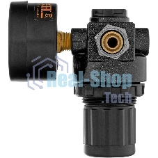 Регулятор давления с манометром Denzel R1500, 12 бар, 1/4