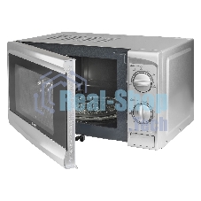 Микроволновая печь BBK 20MWS-707M/S серебро, 20 л, 700 Вт, переключатели - поворотный механизм