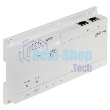 Коммутатор Dahua DHI-VTNS1060A, 6×PoE (24 В) + 2×Uplink, неуправляемый