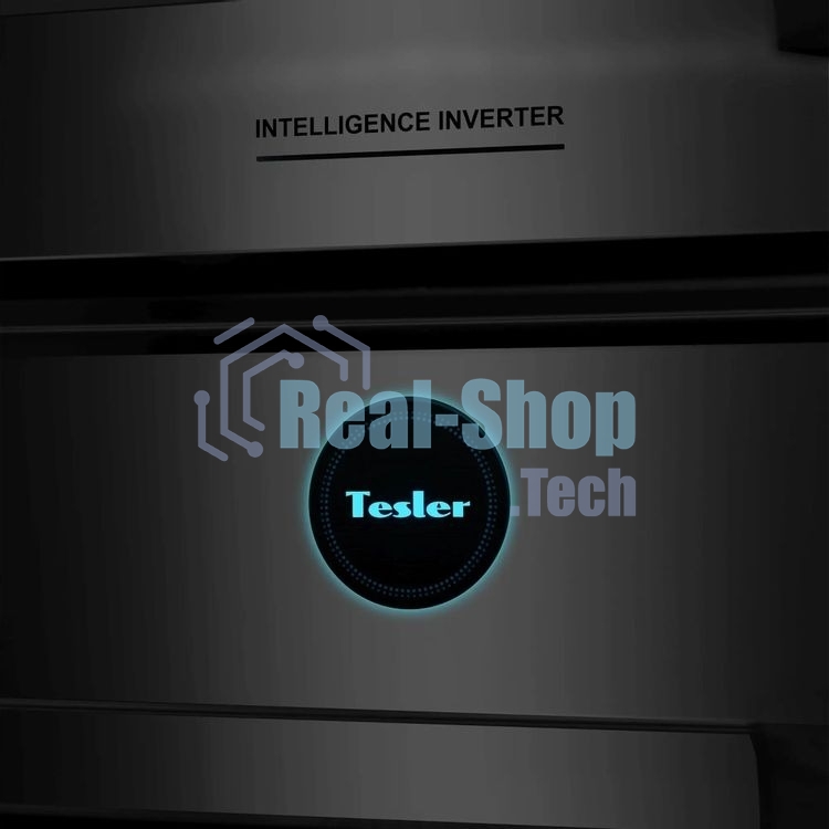 Холодильник Tesler RFD-427BI графит глянцевый двухкамерный 250/142л морозилка сбоку, No Frost, Side by Side