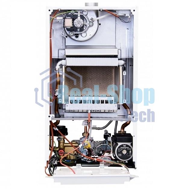 Котел газовый настенный Baxi ECO NOVA 24F, мощность, кВт-9,6-24, двухконтурный, камера сгорания-закрытая, белый