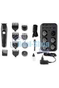 Машинка для стрижки Hyundai H-HC7120 черный/серебристый 5Вт (насадок в компл:10шт)