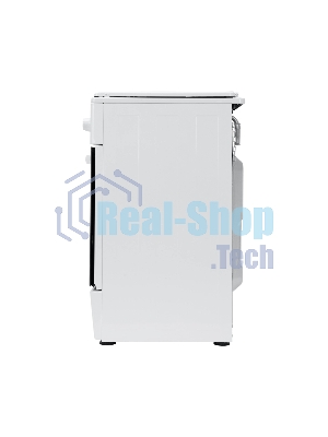 Плита газовая Kraft KF-FSK5301GW белый, конфорок 4 газовых, духовка 58 л, 50 см x 85.5 см x 55.6 см