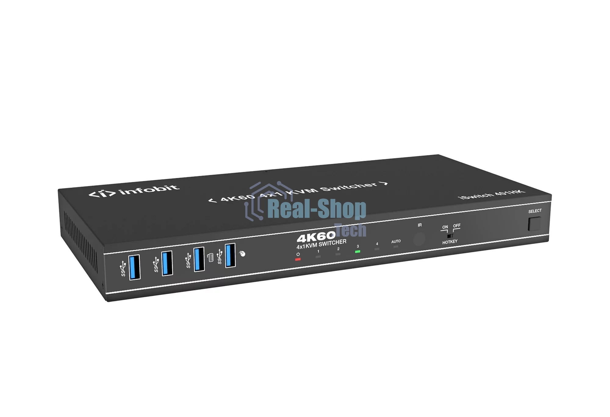 Коммутатор Infobit iSwitch 401HK 4K60 HDMI 4x1 KVM Switcher