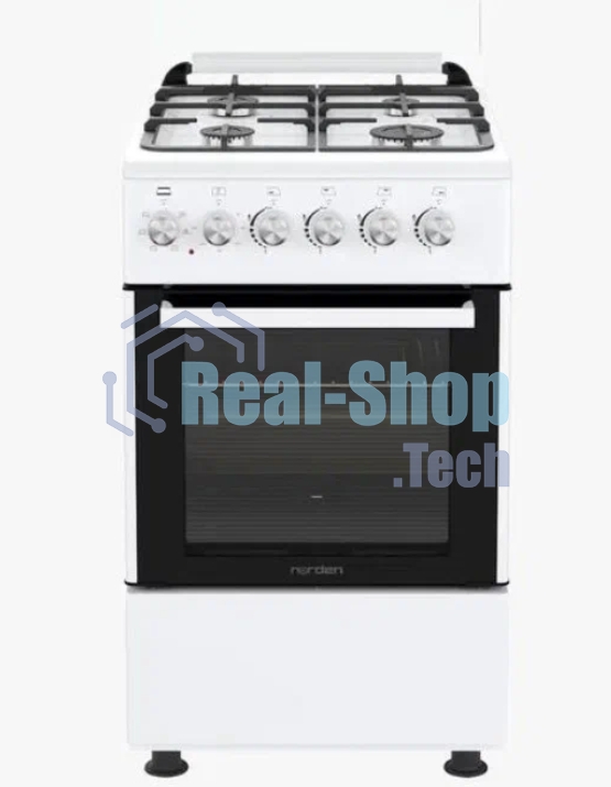 Плита комбинированная NORDEN FF5405GAZW белый