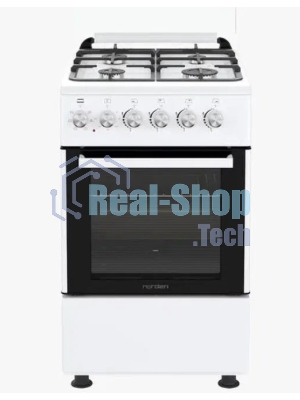 Плита комбинированная NORDEN FF5405GAZW белый