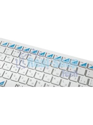 Комплект клавиатура+мышь Defender Skyline 895 беспроводной, USB, 2000 DPI, белый