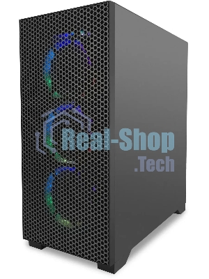 Компьютер IRU Tactio 510B7GP TWR i5 14400F (2.5) 32Gb SSD1Tb RTX5060TI 8Gb FreeDOS GbitEth 650W черный (RUS) (2146237)