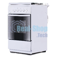 Газовая плита Flama FG 2411 W белый, конфорок 4 шт, духовка 50 л, 50 см x 85 см x 60 см