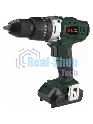 Дрель-шуруповерт Klpro KLDM18BH-20, 18 В, 2 Ач, 40 Нм, щеточный, ударный