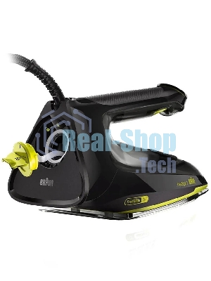 Утюг Braun FI7255GR черный/зеленый, 2000 Вт, 55 г/мин, 240 г/мин, 350 мл