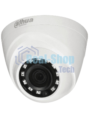 Камера видеонаблюдения Dahua DH-HAC-HDW1400RP-0360B, HD-CVI/HD-TVI/AHD/CVBS, 4 Мп, 3.6 мм, белая